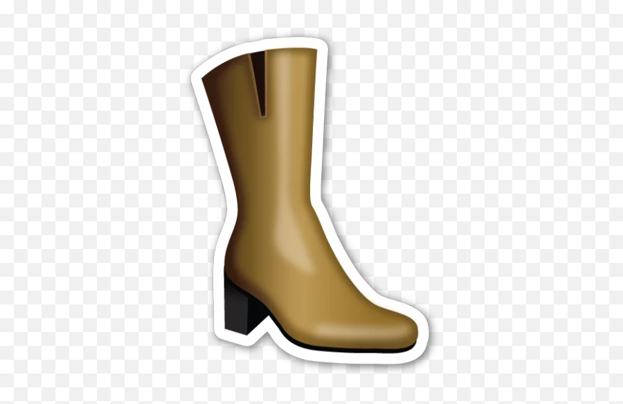 Emoji V1 - Transparent Rain Boots Stickers,Cat Boot Emoji
