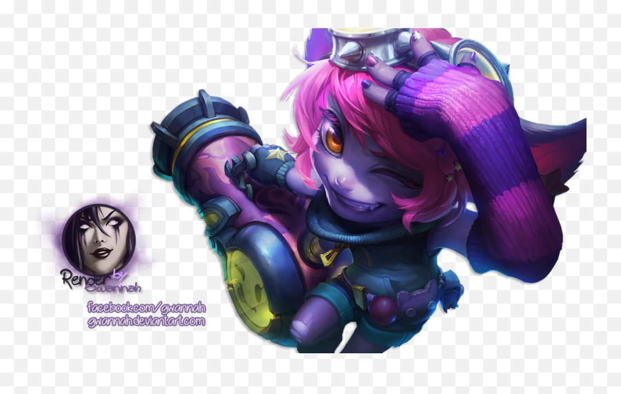 4570book - Riot Girl Tristana Emoji,Riot Emoticon