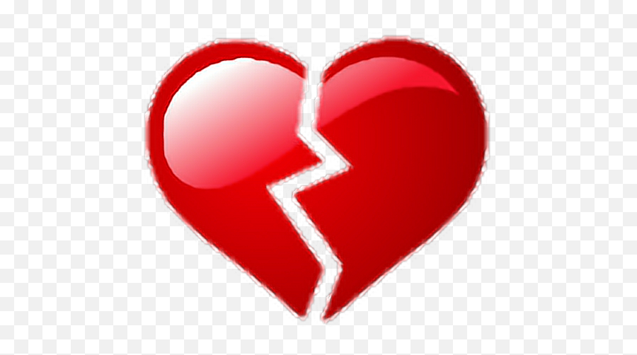 Heart Broken Brokenheart Emoji Heartemoji Freetoedit - Broken Heart Emoji,Heart Break Emoji