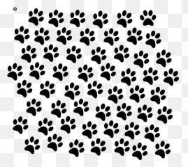 White Paw Prints Png Picture - Background Emoji