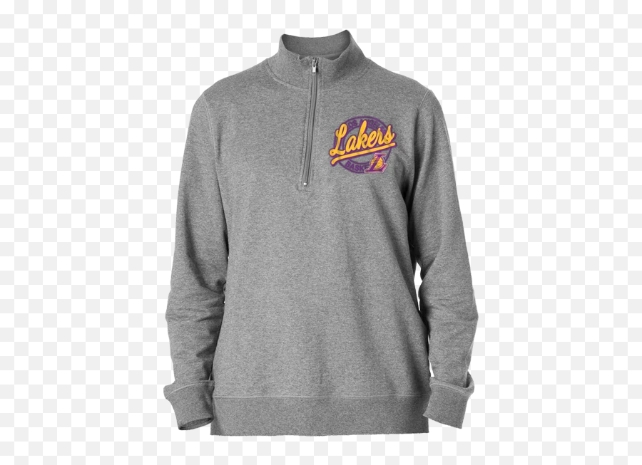 Los Angeles Lakers Half Zip Terry - Sweatshirt Emoji,Emoji Pullover