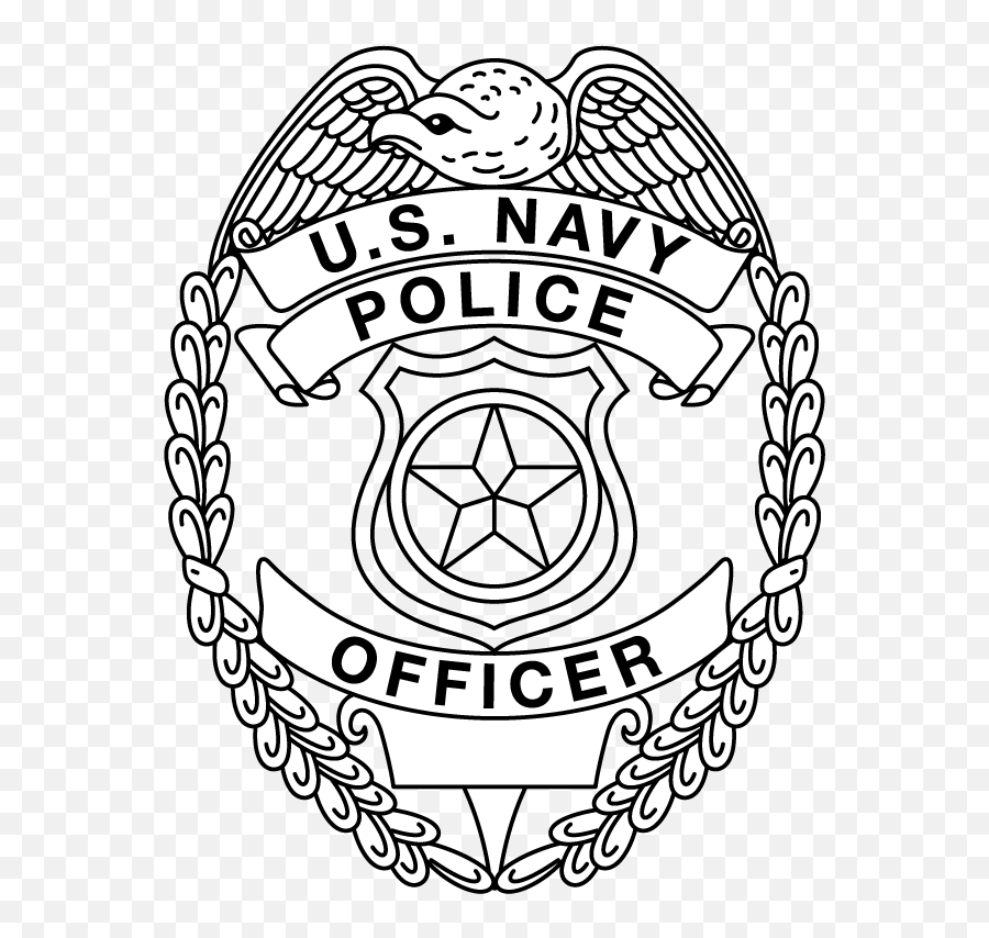 Badge Drawing Police Officer - Emblem Transparent Cartoon Police Officer Badge Drawing Emoji,Police Badge Emoji
