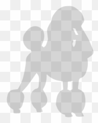Free Standard Poodle Silhouette Download Free Clip Art - Toy Poodle Emoji,Poodle Emoji