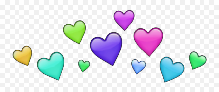 Popular And Trending Flowercrown Stickers On Picsart - Tik Tok Hearts Png Emoji,Herat Emoji
