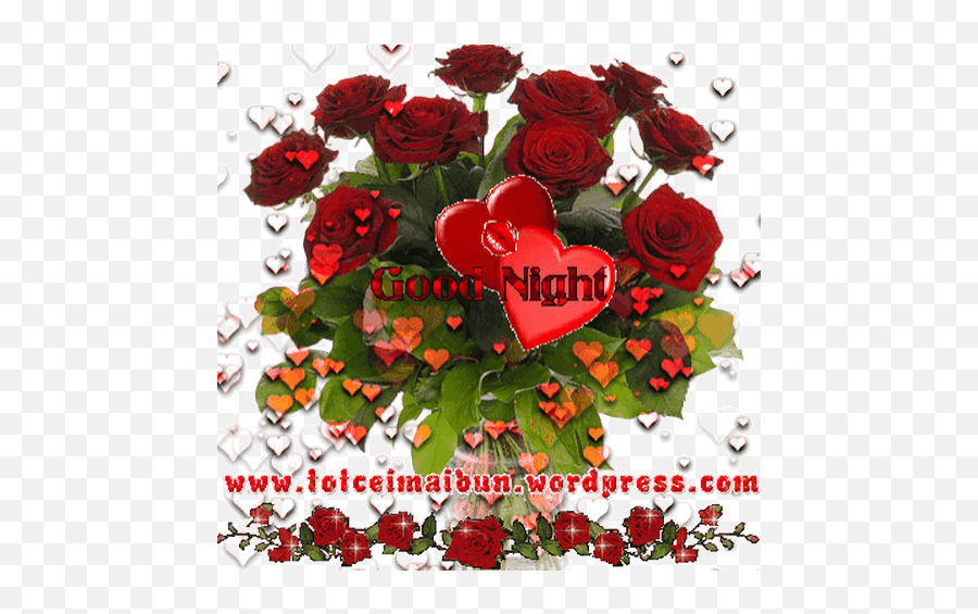 Good Night Heart Roses Gif - Good Morning Beautiful New Gif Rose Emoji,Good Afternoon Emoji