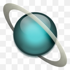 Uranus Icon Solar System Iconset Dan Wiersema - Emoji