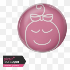 Brad Girl Graphic - Circle Emoji,Pregnant Emoticon