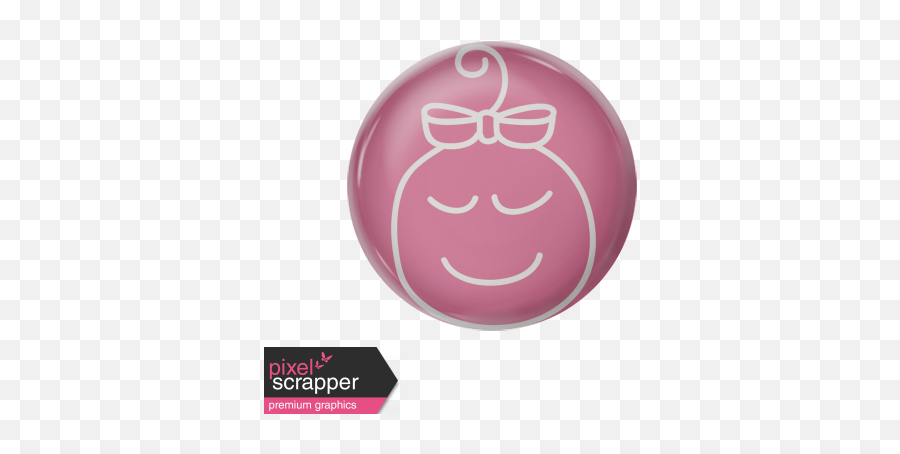 Brad Girl Graphic - Circle Emoji,Pregnant Emoticon