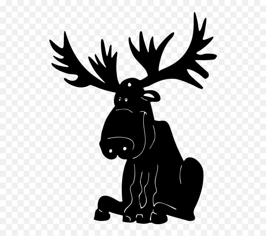 Free Canada Flag Vectors - Moose Silhouette Cartoon Emoji,Russian Flag Emoji