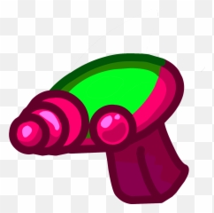 Transparent Laser Gun Clipart - Cartoon Emoji