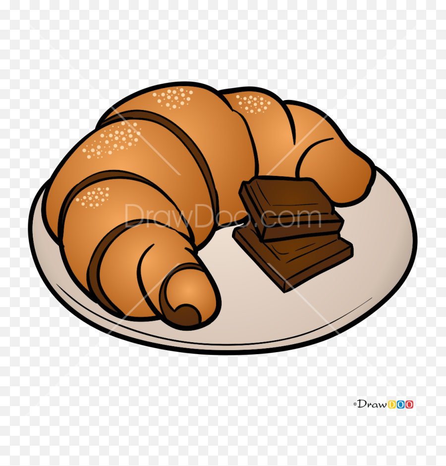 How To Draw Croissant Food - Croissant Emoji,Croissant Emoji