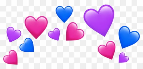 Bisexual Bisexualpride Bipride - Heart Crown Transparent Emoji