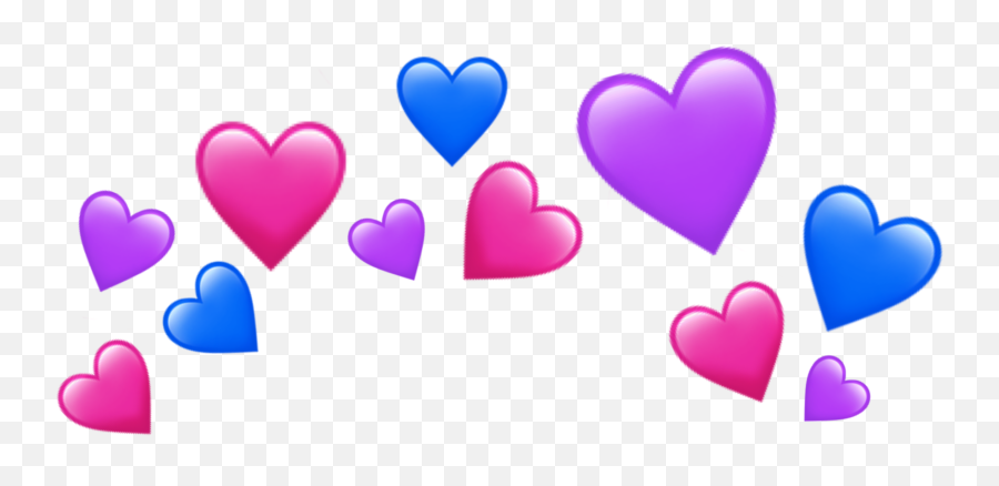 Bisexual Bisexualpride Bi Bipride - Bi Heart Crown Transparent Emoji,Bisexual Emoji