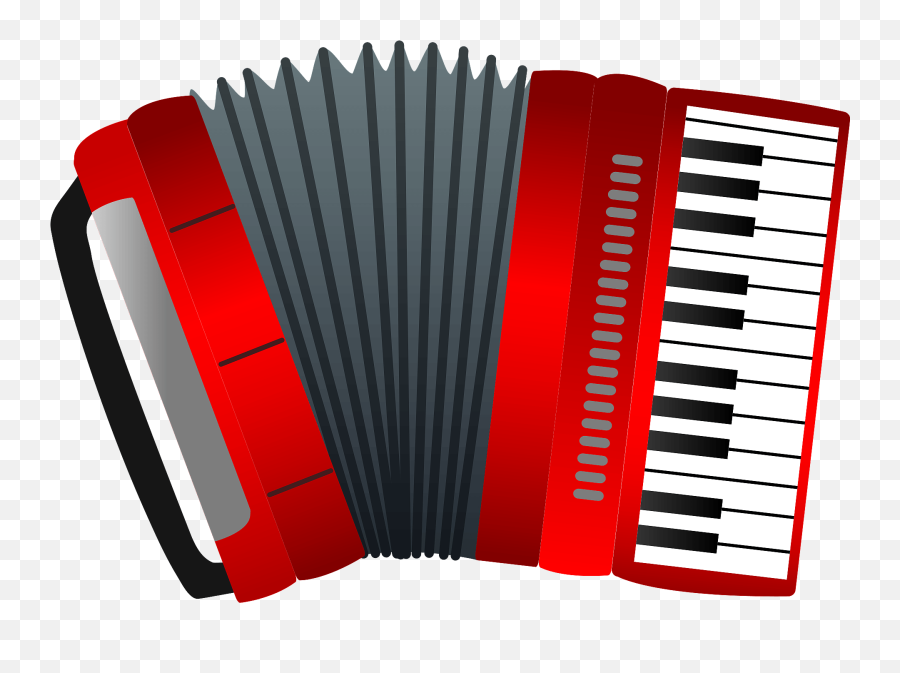 Accordion Musical Instrument Clipart Free Download - Accordion Music Instrument Clipart Emoji,Emoji Man And Piano