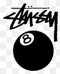 Transparencyhoe - Transparent Stussy 8 Ball Logo Emoji,Eight Ball Emoji