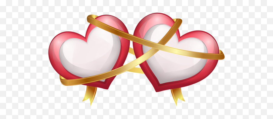 Ribbon Heart Transparent Png Clipart - Two Hearts Transparent Emoji,Emoji Ribbon