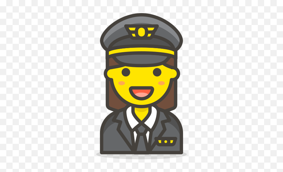 Woman Pilot Free Icon Of 780 Free - Raise Hand Cartoon Png Emoji,Pilot Emoji