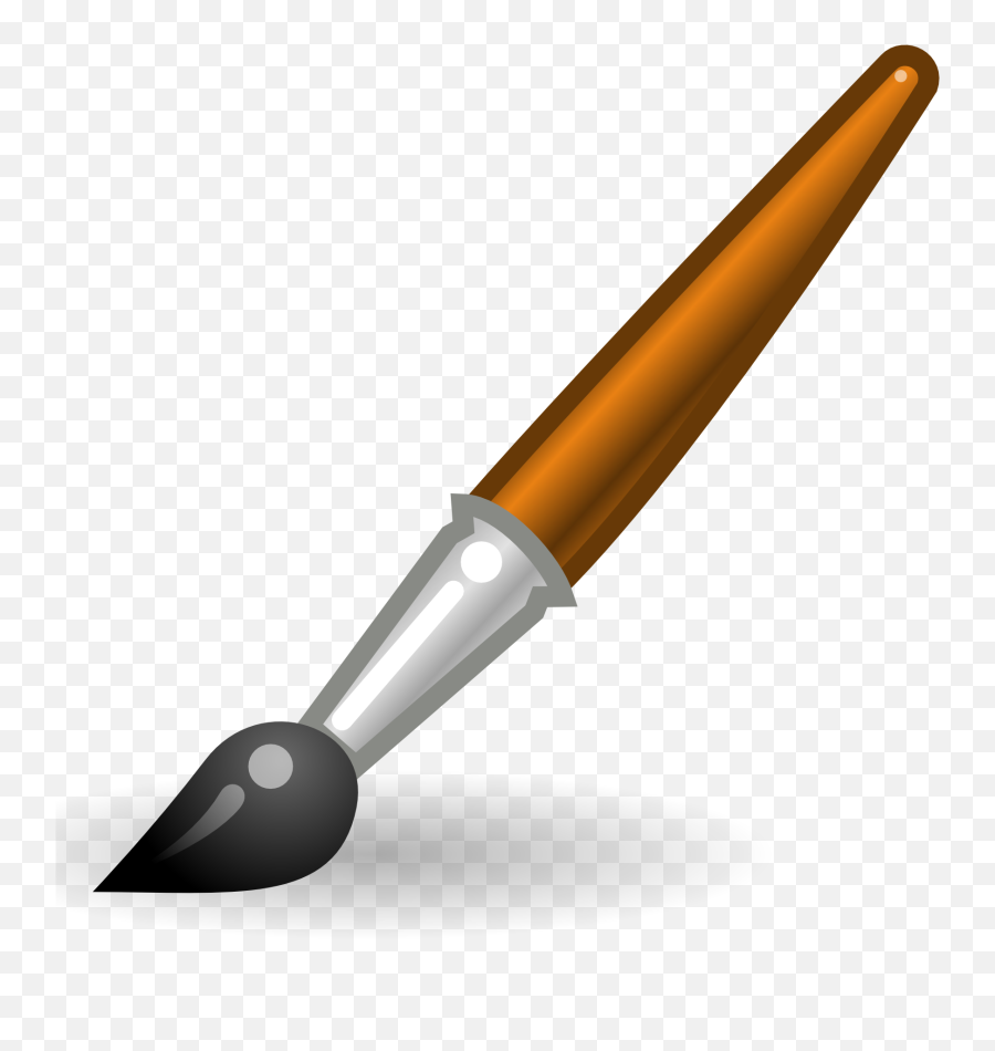 Paint Brush Clip Art Emoji,Rocket And Microscope Emoji