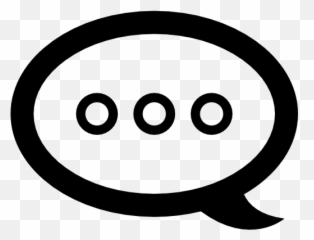 Speech Bubble With Ellipsis Icons - Circle Emoji,Speech Bubble Emoji