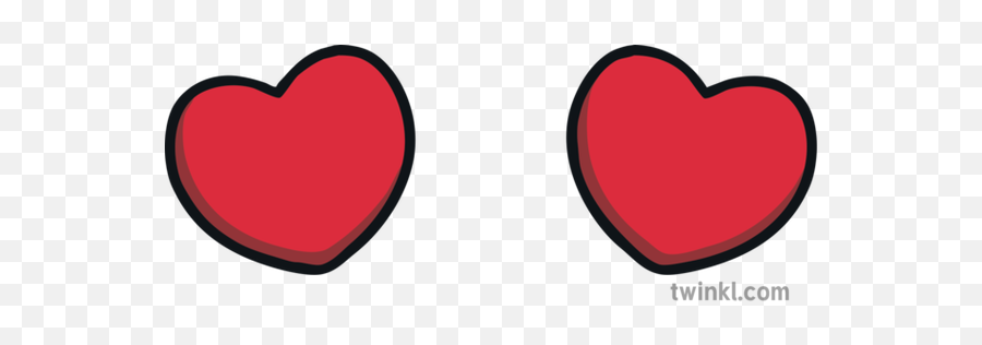 Heart Emoji Eyes Eyfs Illustration - Heart,Emoji Heart
