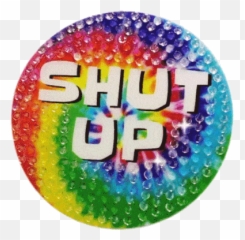 Shut Up Flower Boy Band Stickers For - Circle Emoji