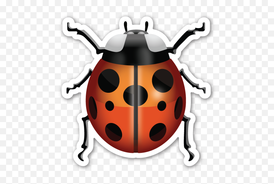 Emojis Emoji Stickers - Ladybug Emoji Png,Cabin Emoji