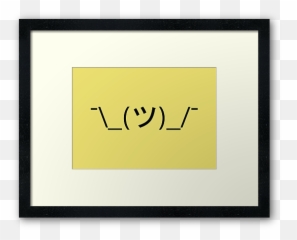 Superb Collection Of Shrug Emoticon - Calligraphy Emoji,Shoulder Shrug Emoticon