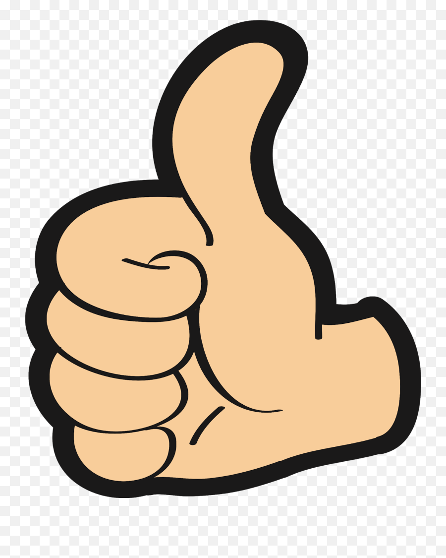 two thumbs up clipart