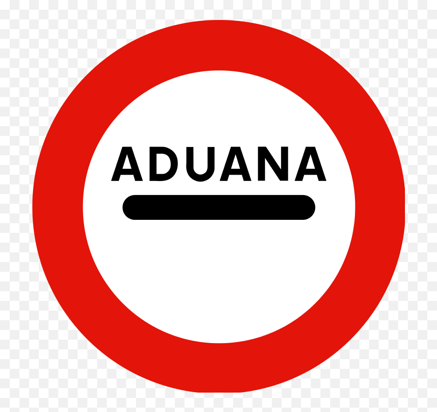 Spain Traffic Signal Aduana - Chewing Gum Interdit Emoji,No Signal Emoji