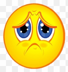 Triste Emoticon Animado - Sad Clipart Emoji
