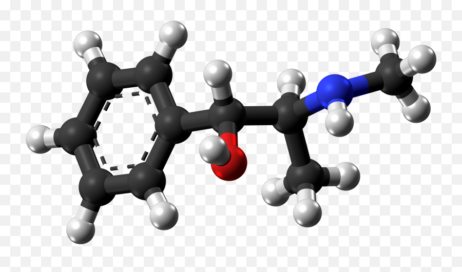Ephedrine Molecule From Xtal Ball - Ephedrine Ball And Stick Model Emoji,Crystal Ball Emoji Png