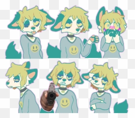 Dane Telegram Sticker Pack Weasyl - Cartoon Emoji,Telegram Emoji Stickers