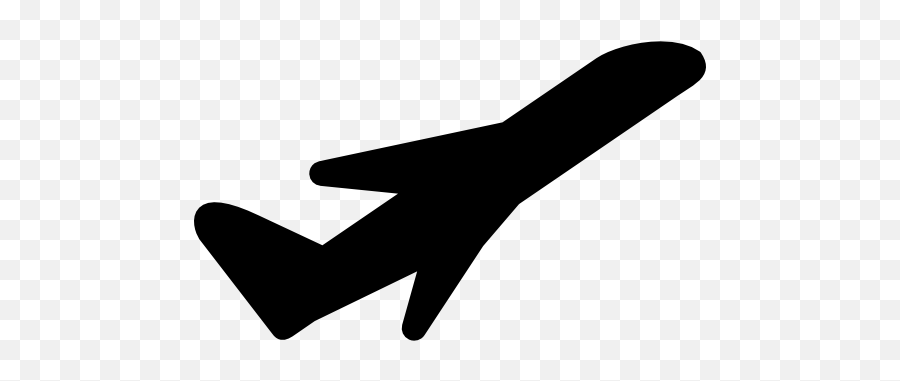Airplane Black Silhouette Take Off Ios 7 Interface Symbol - Avion Silueta Blanco Png Emoji,Plane Emoji