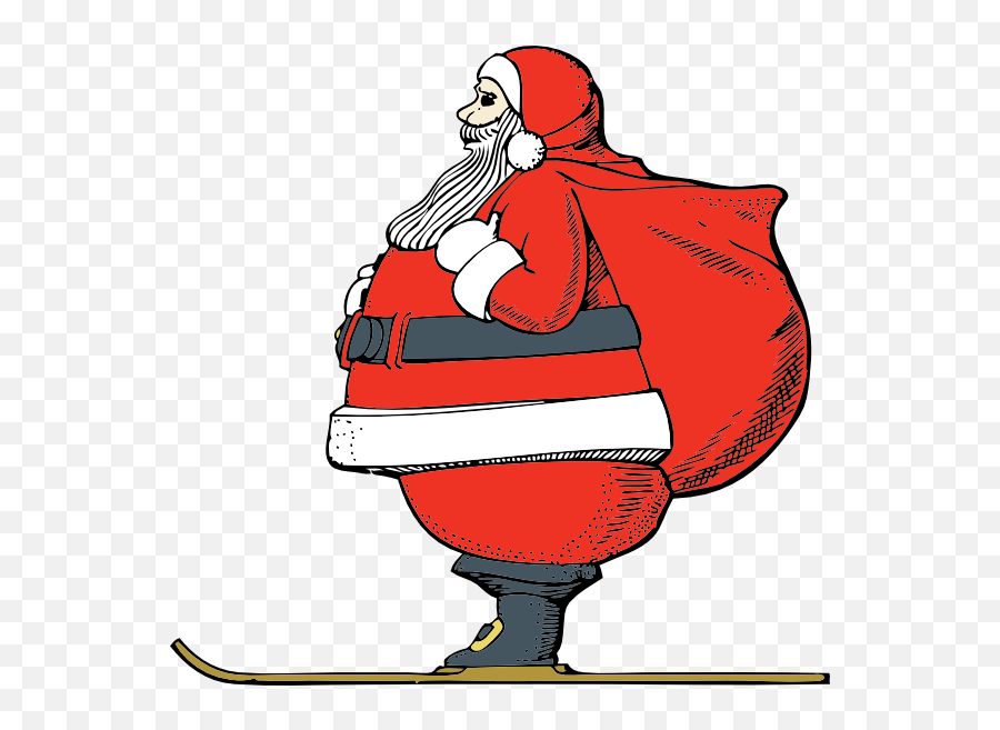 Vector Santa Sleeping Picture - Moving Pictures Of Santa Emoji,Dancing Santa Emoticon