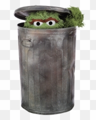 Trash Can Png Transparent Images - Transparent Oscar The Grouch Png Emoji,Trashcan Emoji