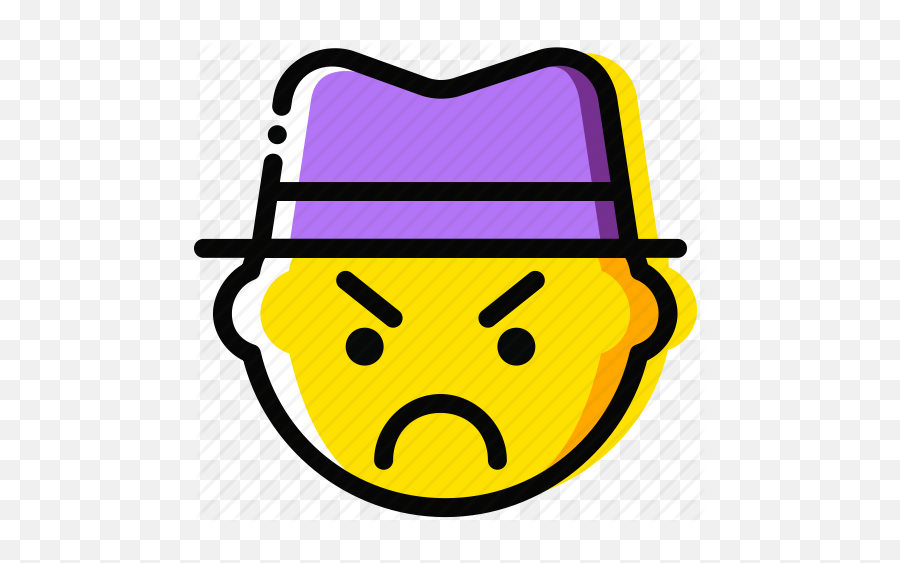 Smashicons Emoticons - Businessman Emoji,Gangster Emoji