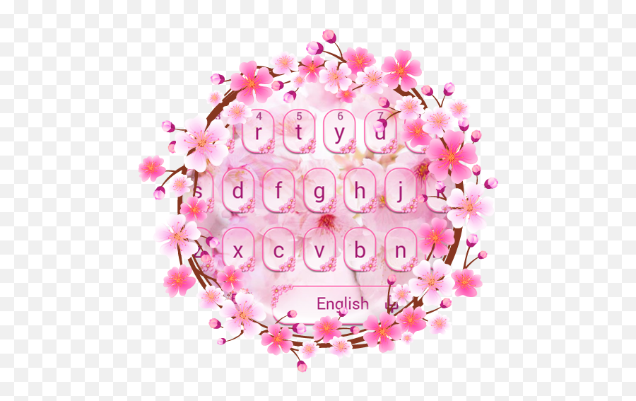 Download Romantic Sakura Keyboard Theme For Android Myket Emoji,Sakura Emoji