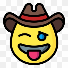 Cowboy - Icon Emoji,Emoji Cowboy
