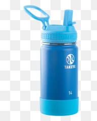 Stainless Steel Water Bottle Clipart - Takeya Pink Emoji