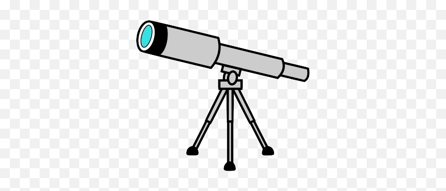 Telescope Clipart Transparent - Telescope Clipart Png Emoji,Telescope Emoji