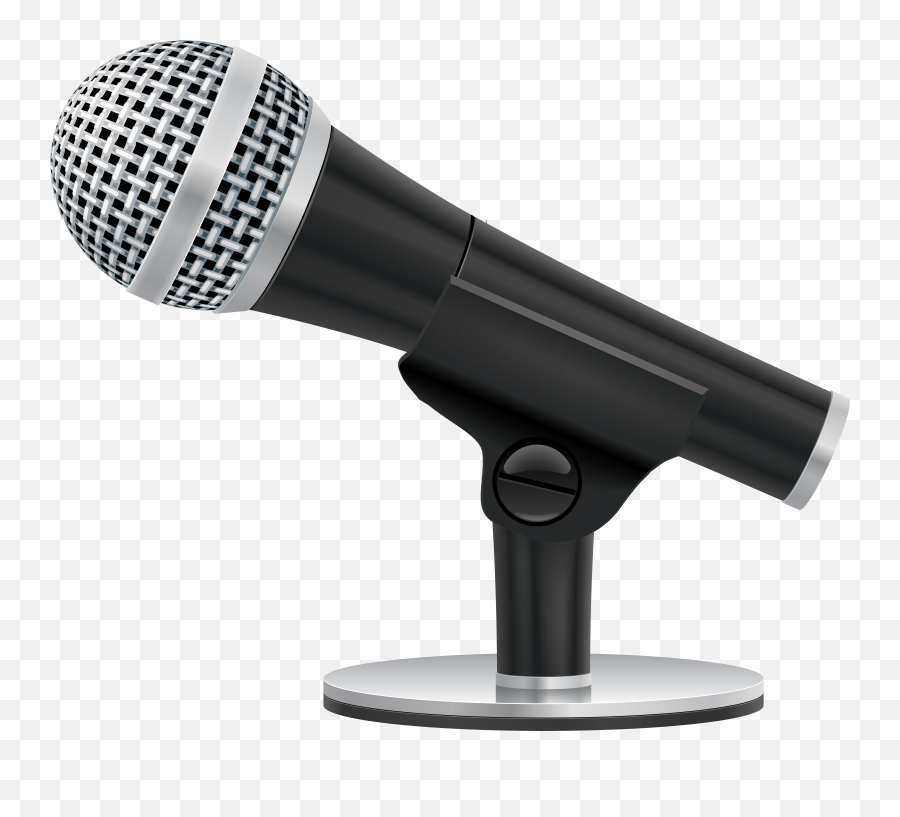 Studio Microphone Clipart Png Emoji,Microphone Emoji Png