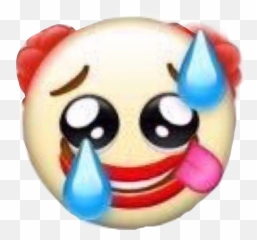 clown emoji sad depressed silly freetoedit - Sad Clown Meme Emoji