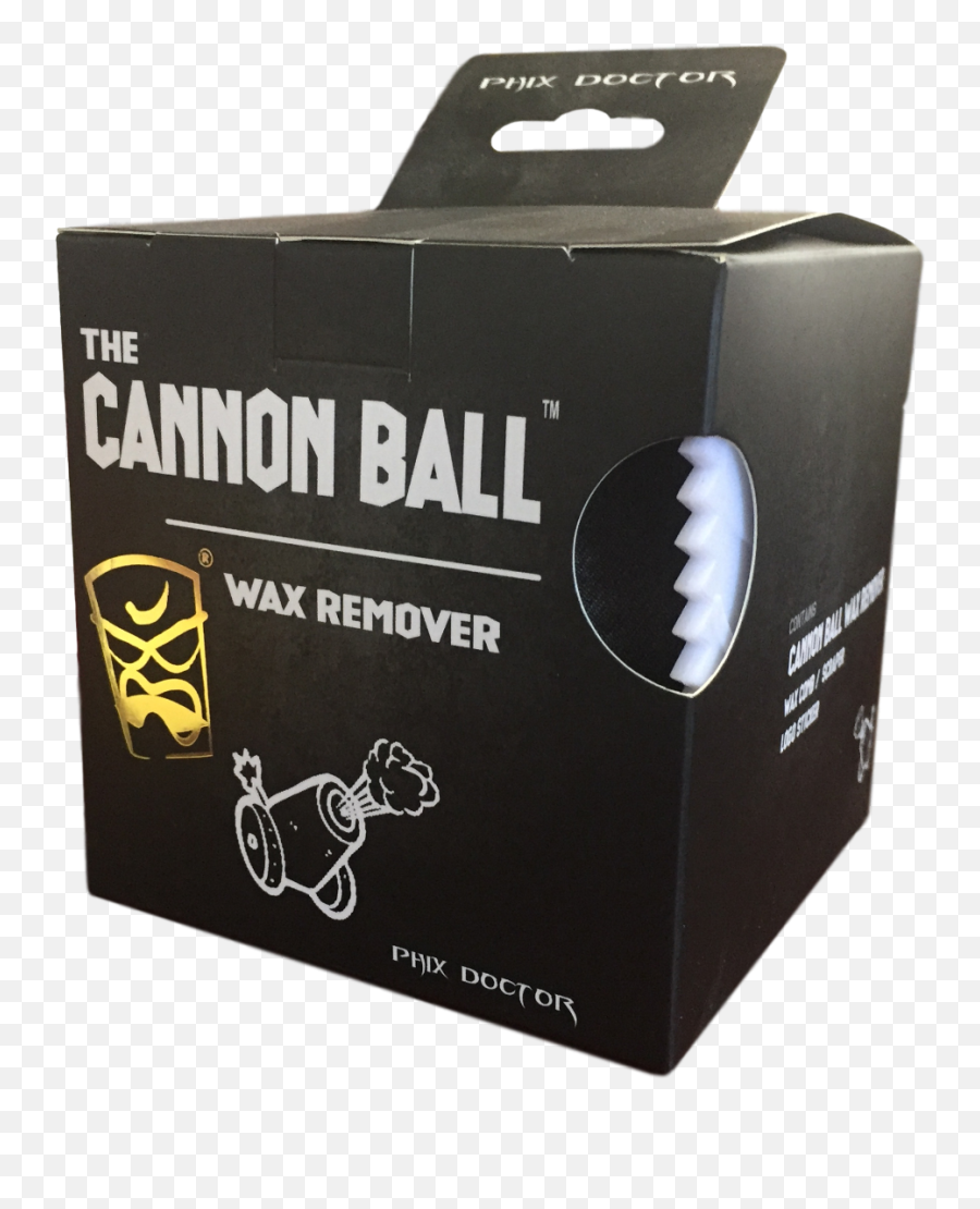 Cannon Ball Wax Remover - Box Emoji,Cardboard Box Emoji