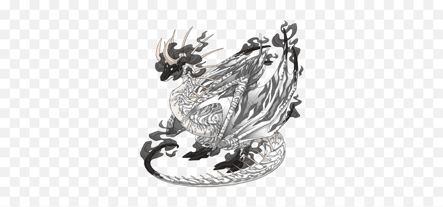 Ic Frostbane Subspecies Dragon Share Flight Rising - Illustration Emoji,Boat Moon Emoji