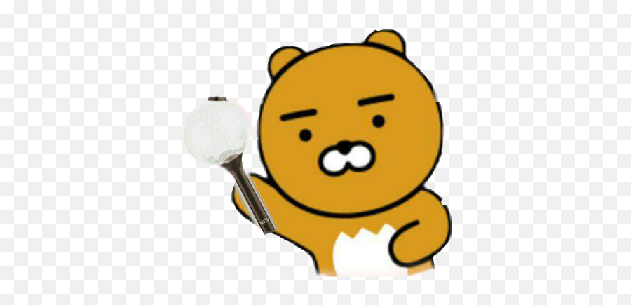 Bits Army Bomb Armybomb Teddy Sticker - Mocha Bear Scared Gif Emoji,Bomb Emoji
