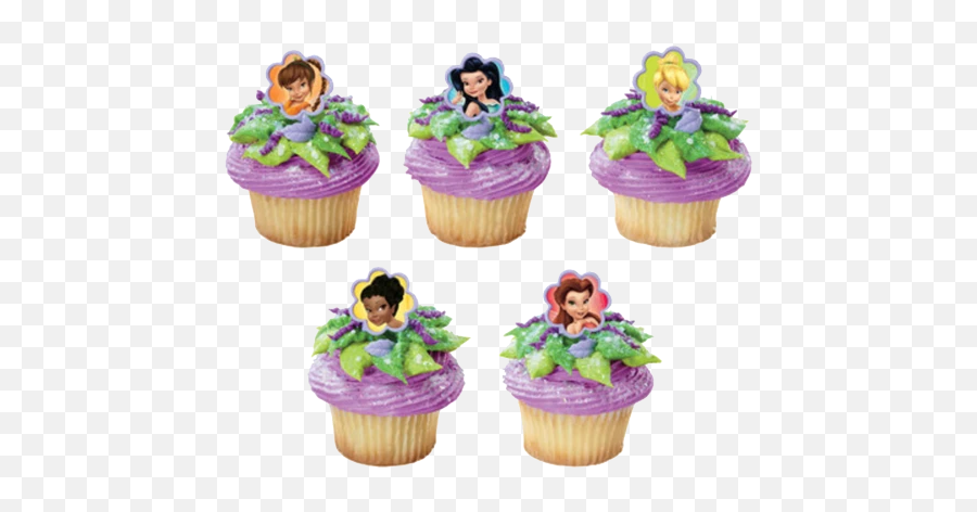 Tinkerbell Cupcake Rings - Disney Fairies Tinkerbell Cupcake Emoji,Emoji Cupcakes