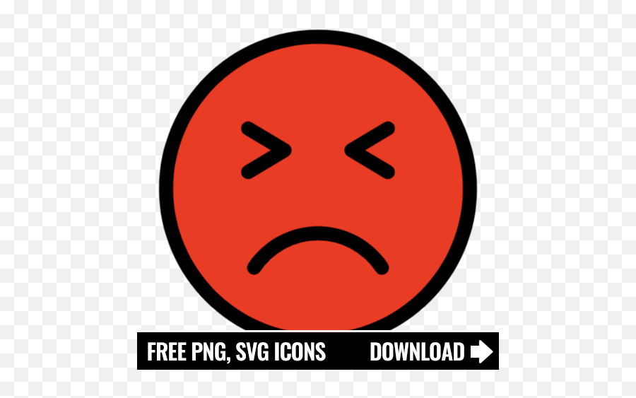 Free Angry Icon Symbol Download In Png Svg Format - Zoom Logo Black And White Svg Emoji,Angry Emoji Text
