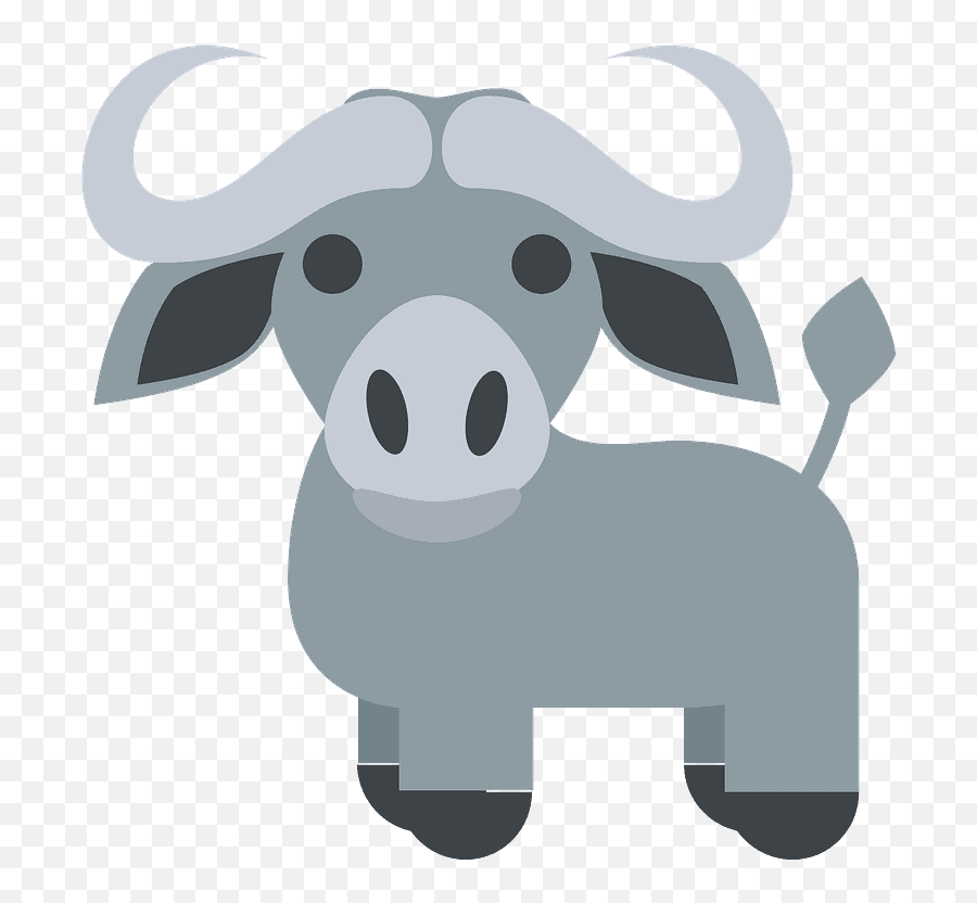 Water Buffalo Emoji Clipart - Buffalo Cartoon Png,Buffalo Emoji
