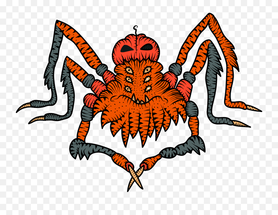 Spider Clipart Free Download Transparent Png Creazilla - Arthropod Emoji,Godzilla Emoji