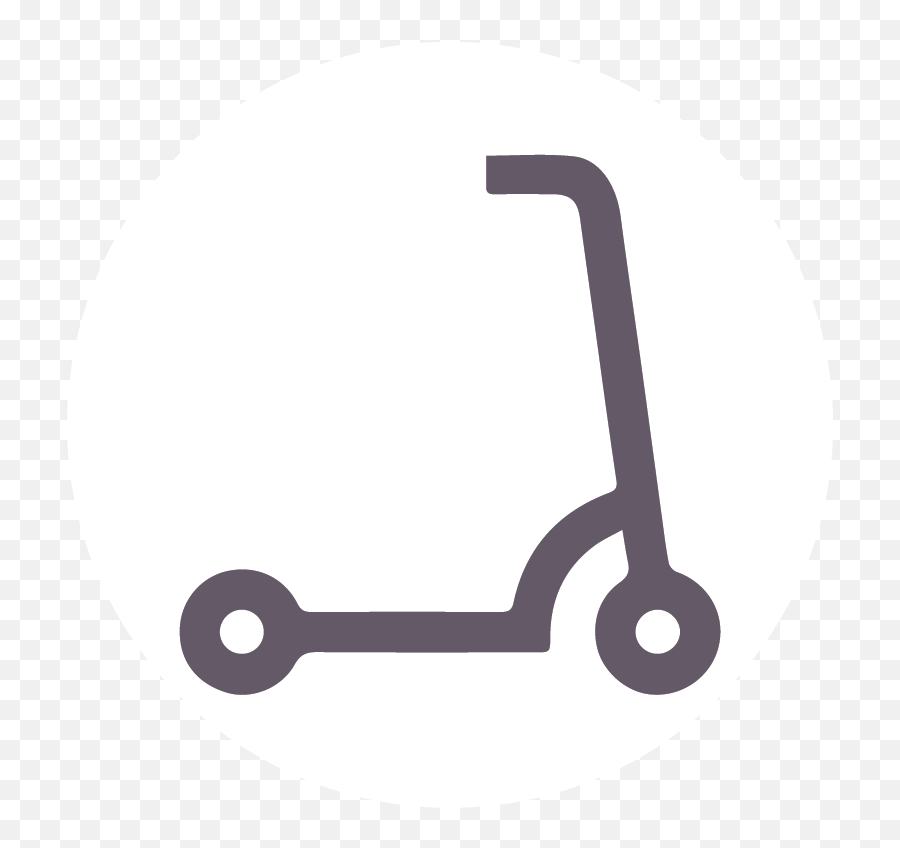 An Orange Icon Of A Scooter - Circle Clipart Full Size Scooter Icon In Circle Emoji,Scooter Emoji